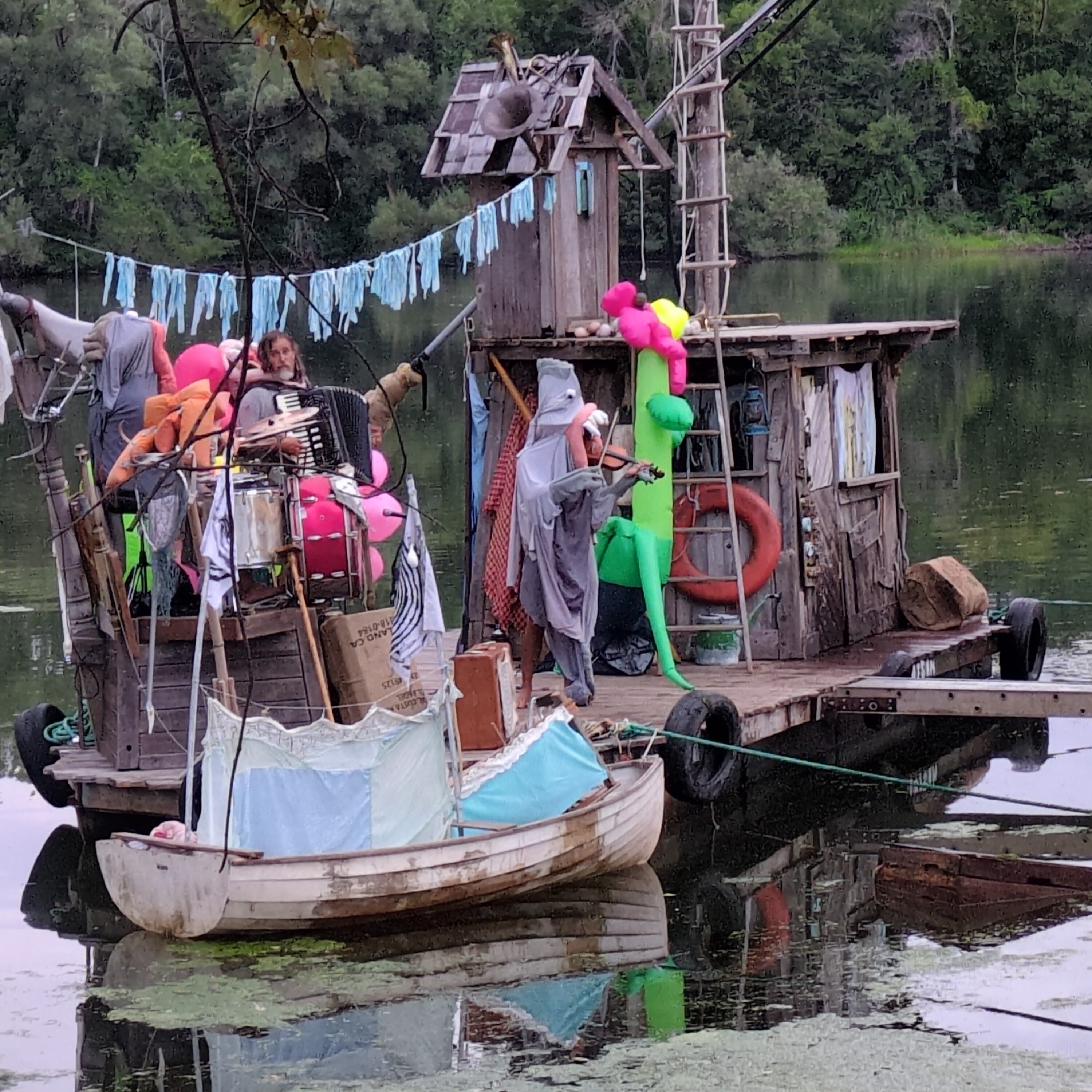 Flotsam River Circus in Upstate NY by Brenton