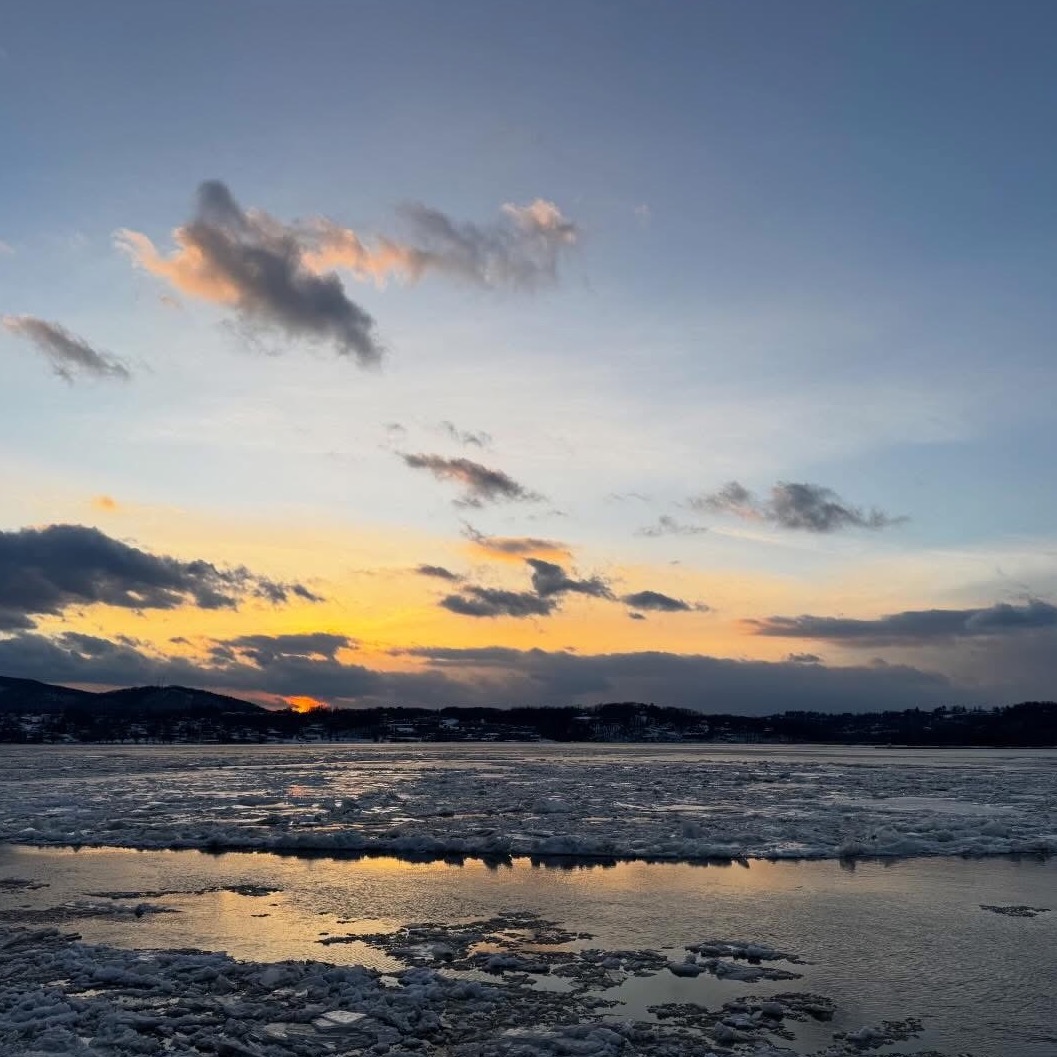Sunset on the Hudson photo by Maggie