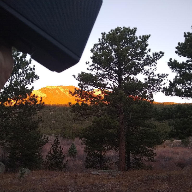 Speaker at Rocky Mountain National Park by Tracy